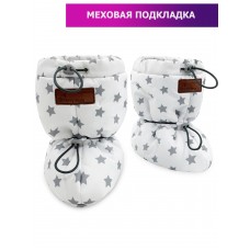 Пинетки Меховые "Star Line" White